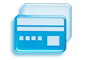 Icon of a credit card