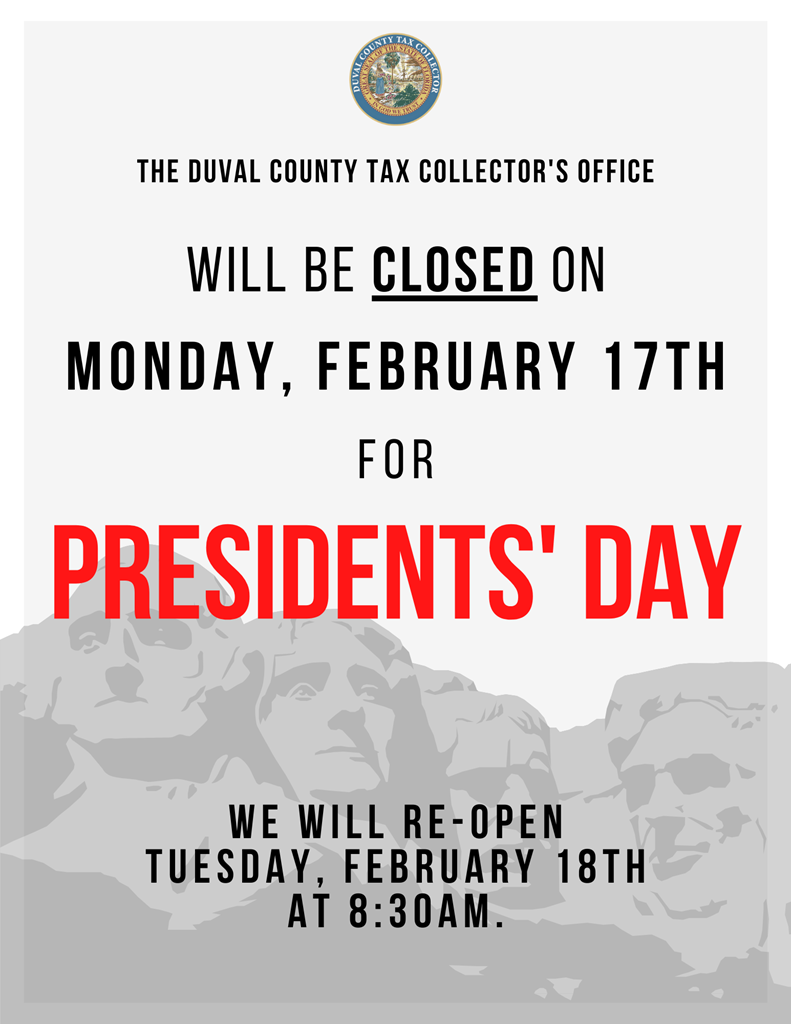 Presidents Day Closure